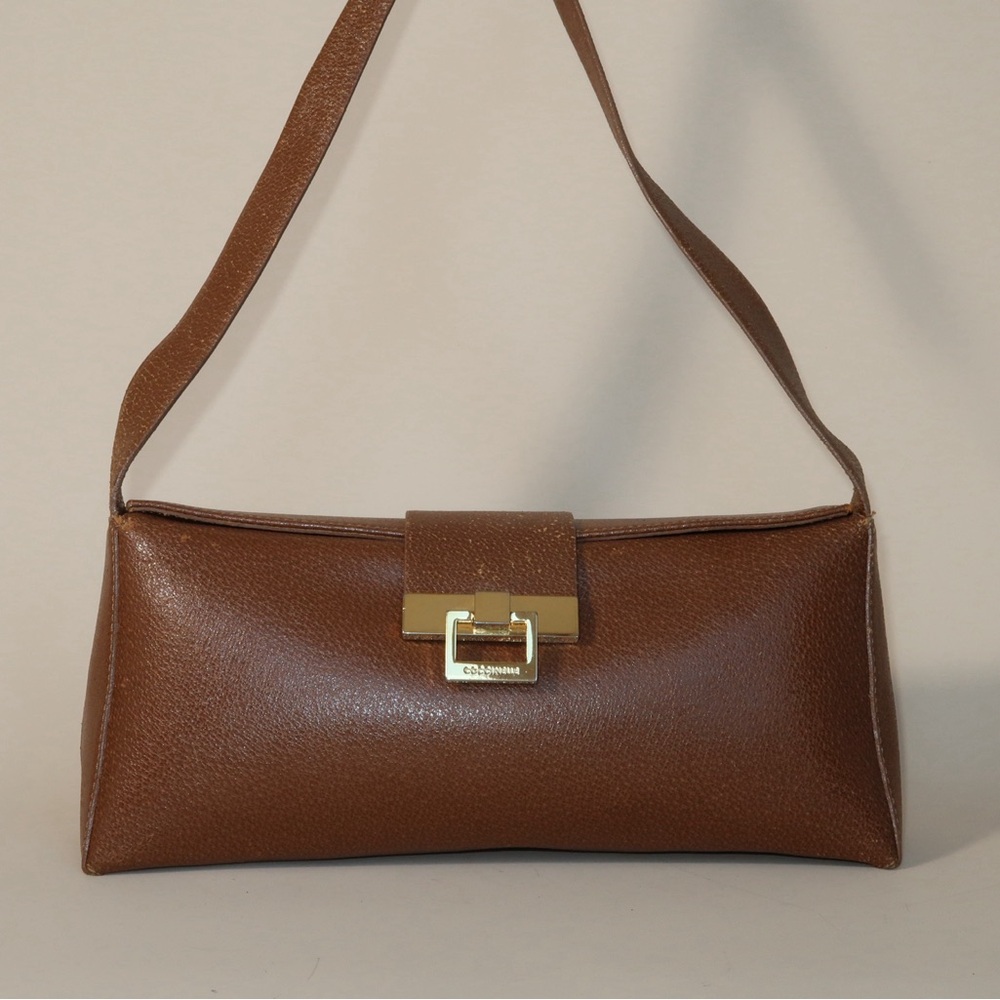 Coccinelle Elegant Brown Leather Shoulder Bag